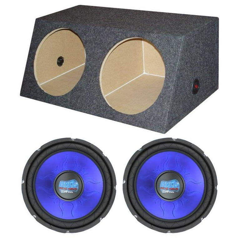 Pyle PLSQ10D 10-Inch 1,200-Watt Square DVC Subwoofer Pyle PLSQ10D 10-Inch 1,200-Watt Square DVC Subwoofer